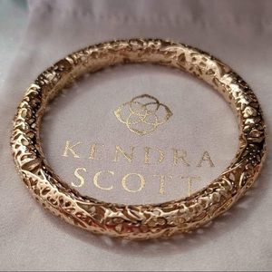 Kendra Scott Vintage Filigree Gold Bangle